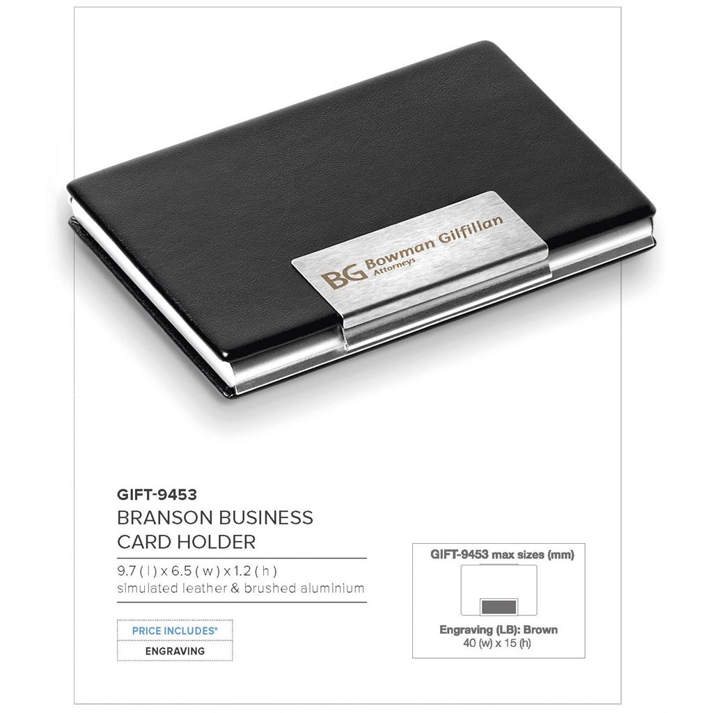 Branson Business Card Holder Sourcing Magic